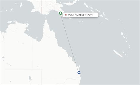 Flights from Port Moresby (POM) .